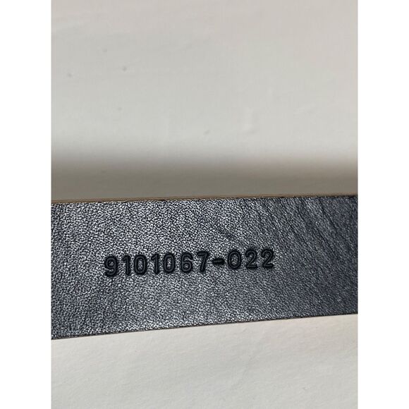 Lauren Ralph Lauren Leather Reptile Embossed Belt Tan Size M 1” Wide - Picture 5 of 11